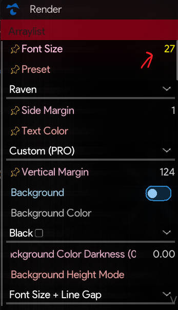 arraylist-options